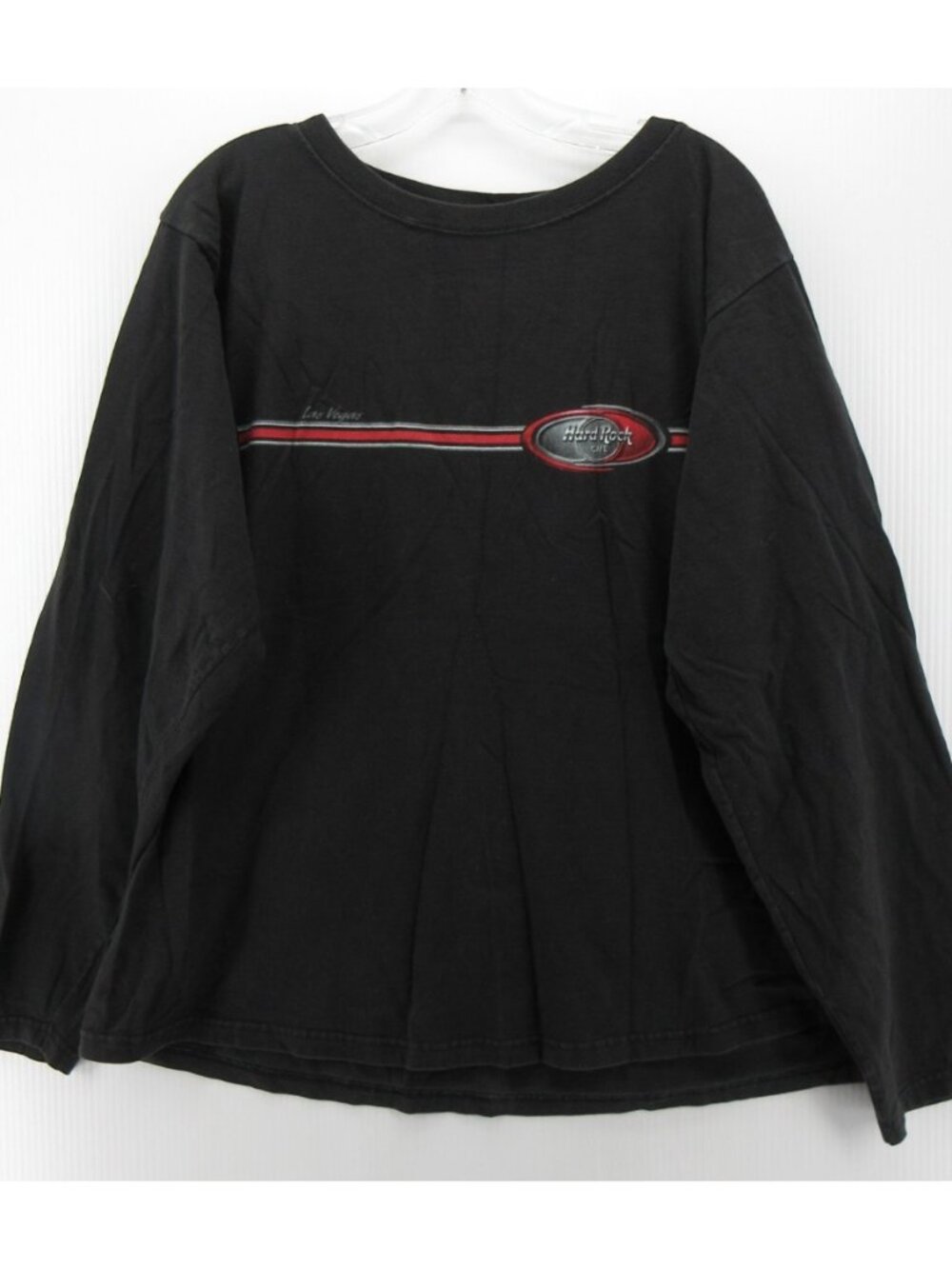 VINTAGE Hard Rock Cafe Las Vegas Shirt XL Pullover Graphic 90s Y2K USA